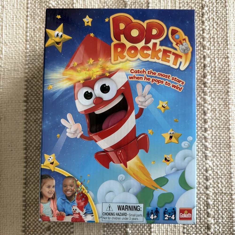 Goliath Pop Rocket Game Kids Action Launch Catch STEM Family Fun Toy Ages 4+